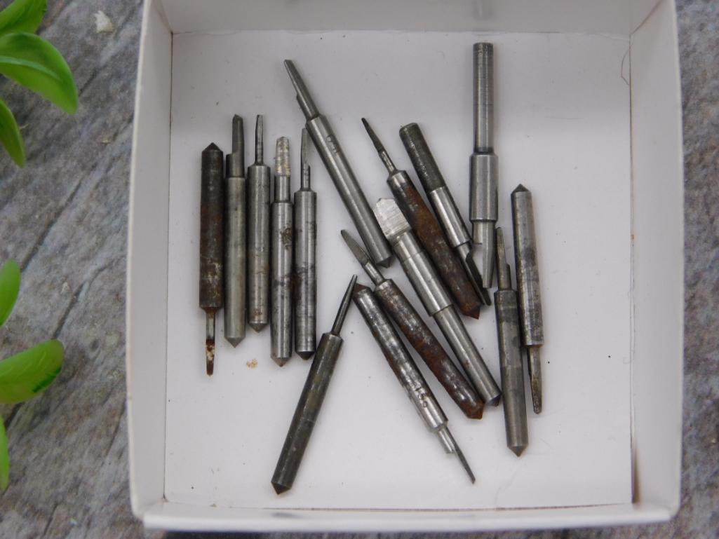 Tool: Lot of Vintage Watchmaker's Broaches and Reamers (1 of 2)