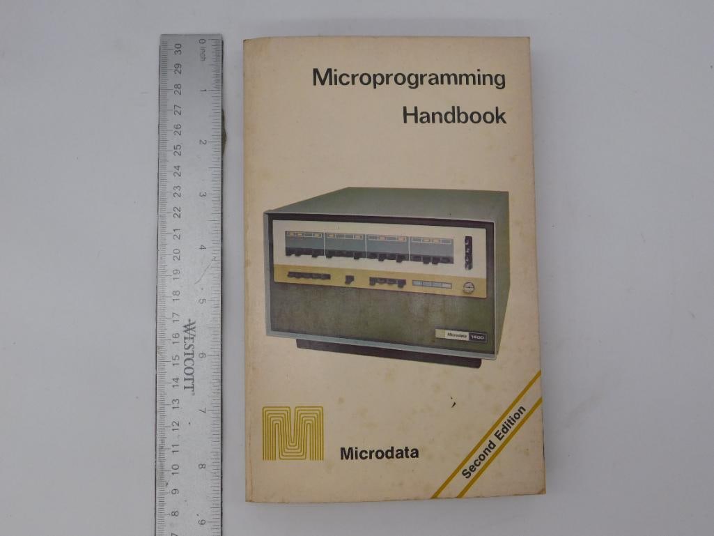 Book: Microdata Microprogramming Handbook, 1971 - 3