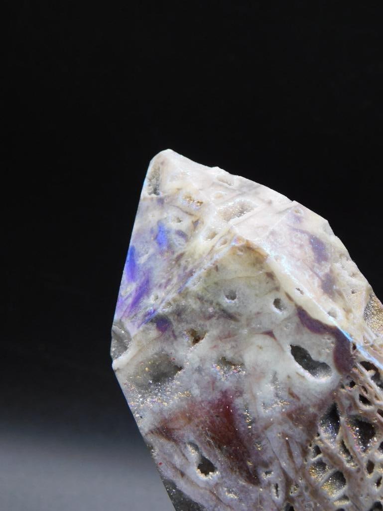 Crystal Cluster - Rainbow Aura Quartz Point Formation - 3