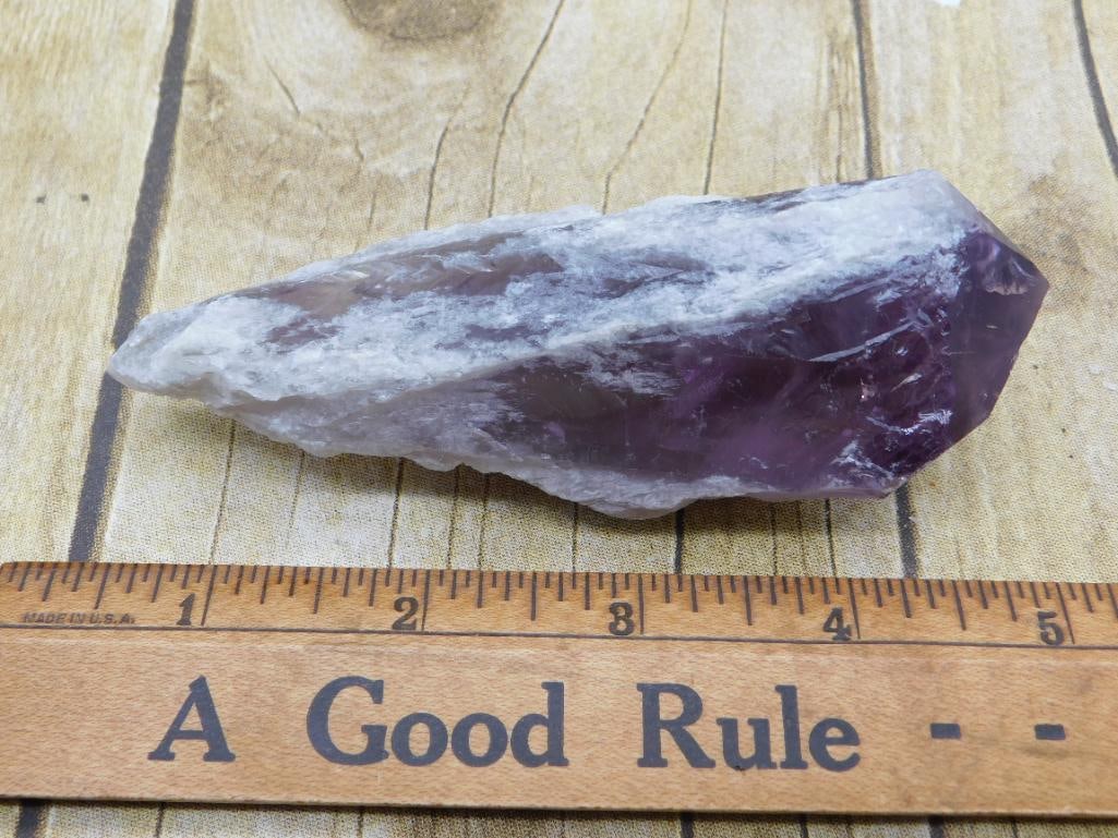 AMETHYST SCEPTER ROCK STONE LAPIDARY SPECIMEN - 7