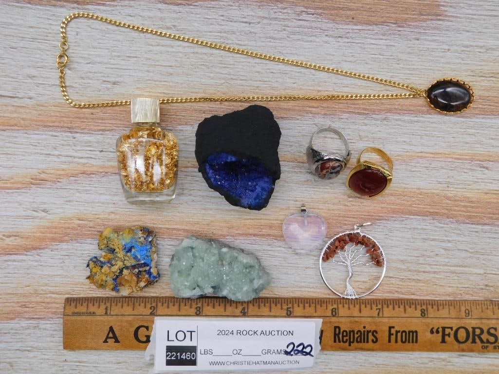 MIXED LOT ROCK STONE LAPIDARY SPECIMEN - 7
