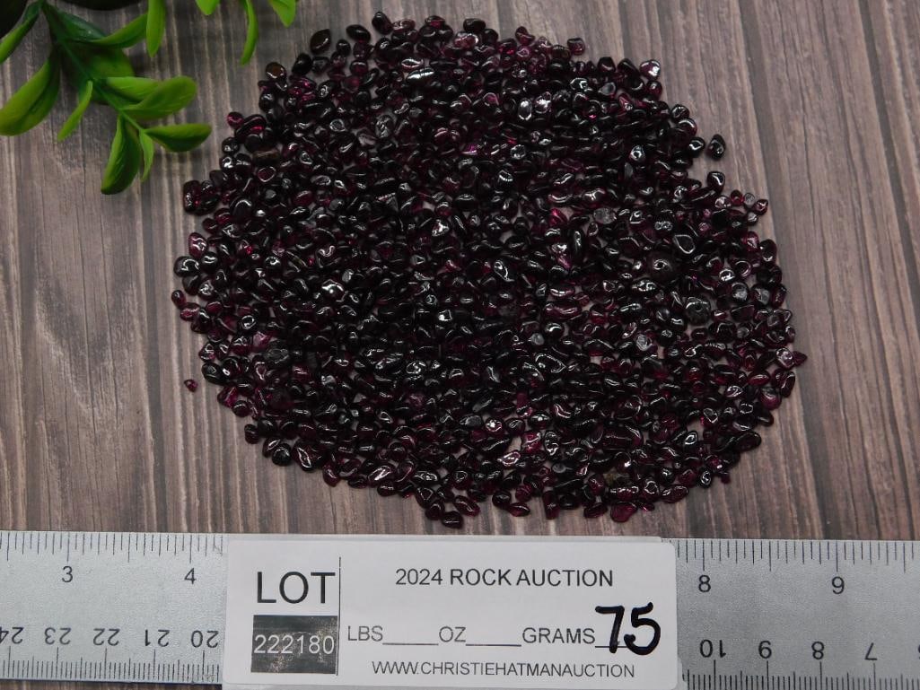 GARNET ROCK STONE LAPIDARY SPECIMEN - 4