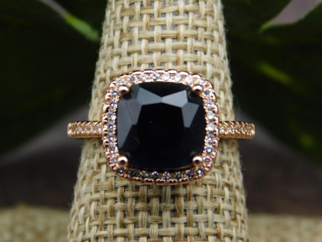 GENUINE STONE RING SIZE 6 - 5