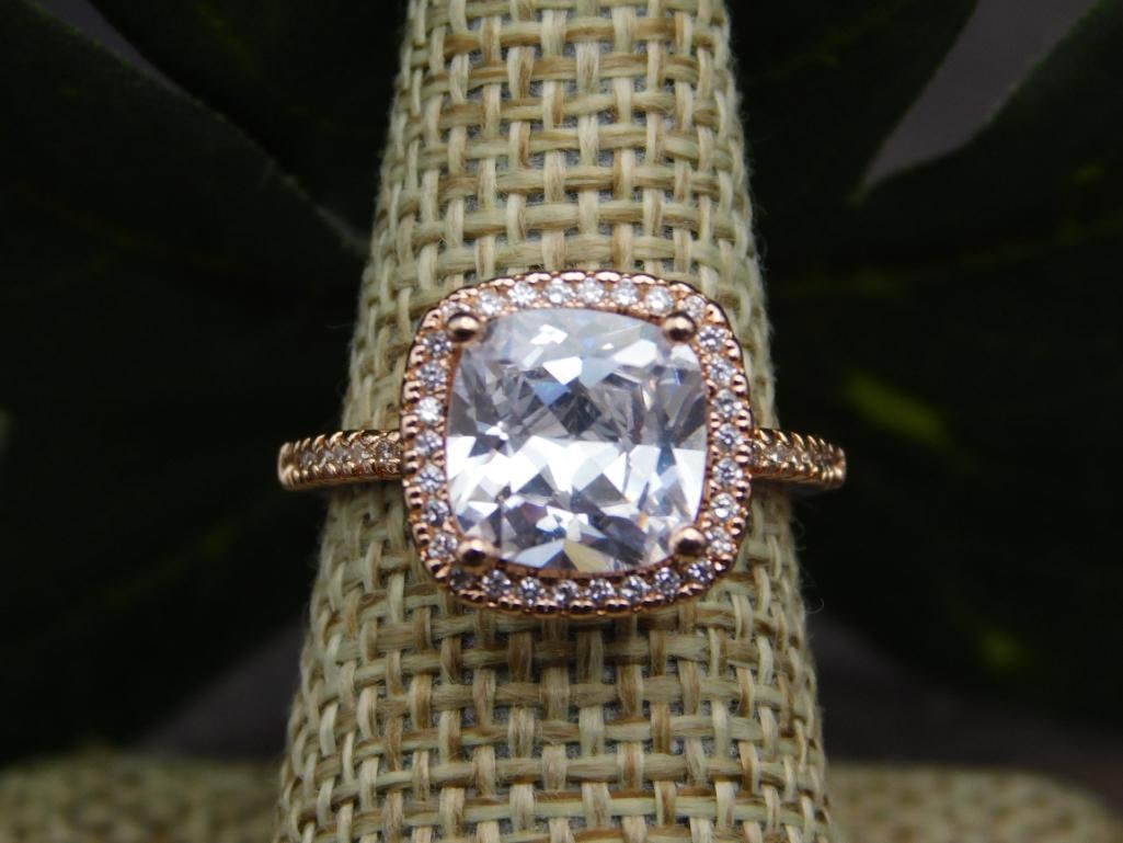 GENUINE STONE RING SIZE 6 - 3