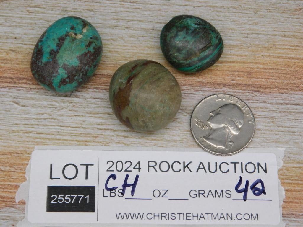 TURQUOISE ROCK STONE LAPIDARY SPECIMEN - 2