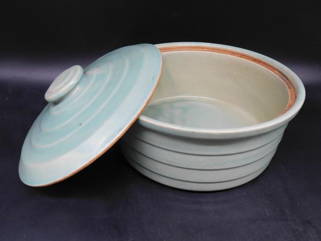COVERED DISH VINTAGE ANTIQUE - 6