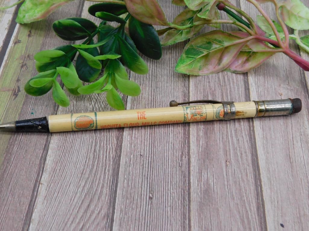 ADVERTISING PEN VINTAGE ANTIQUE: Advertising Pen Vintage Antique. See photos for exact size and condition.