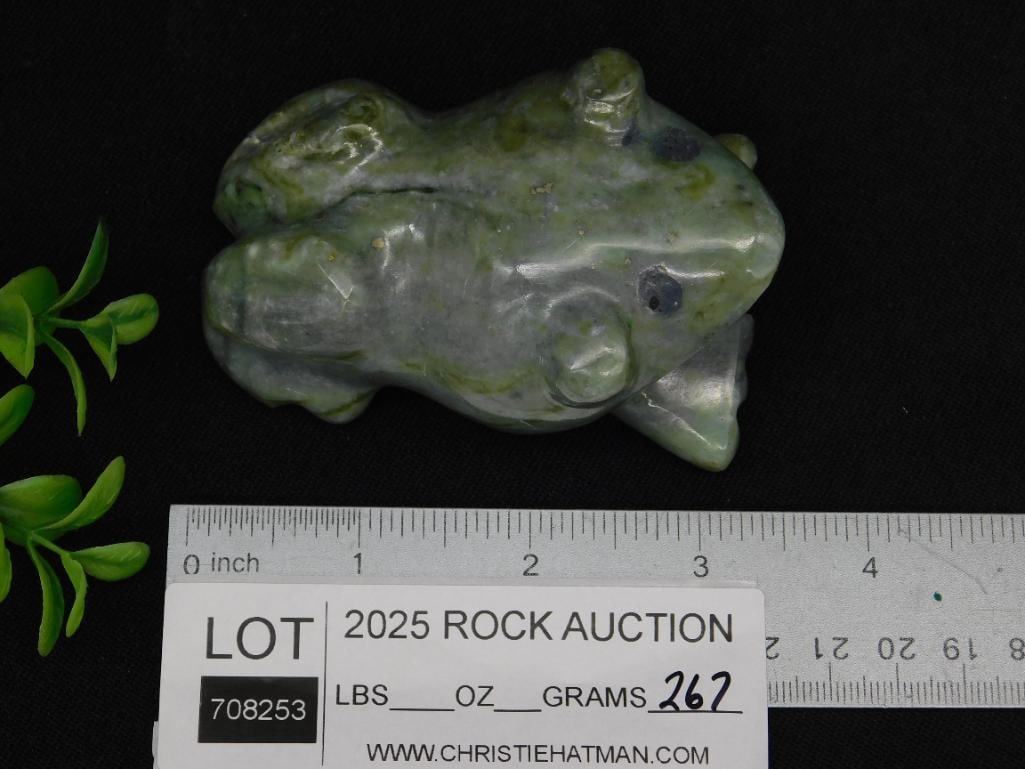 STONE FROG ROCK STONE LAPIDARY SPECIMEN - 2