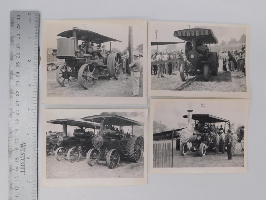 Antique - Steam Traction Engine Photograph Set - 2