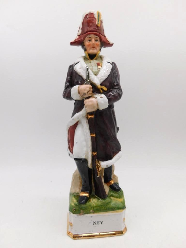 Napoleonic Marshal Ney Porcelain Statuette Decanter (1 of 2)