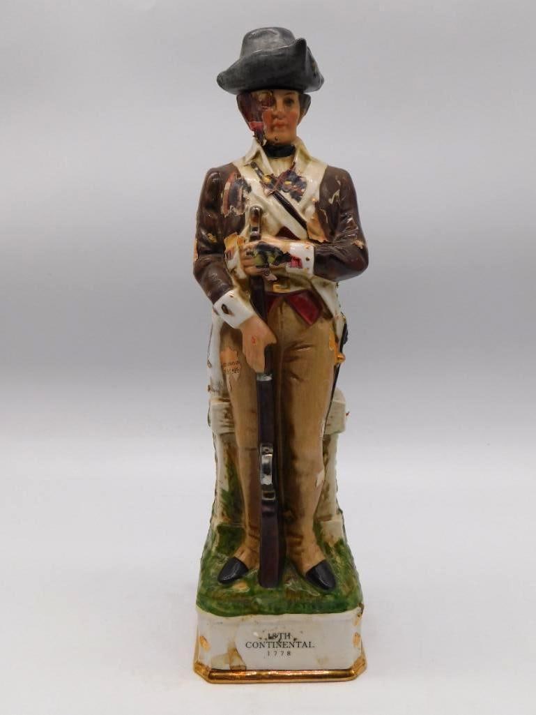Two Decanters: Continental Minuteman 1778 and Grenadier Franciscan Friar (1 of 3)