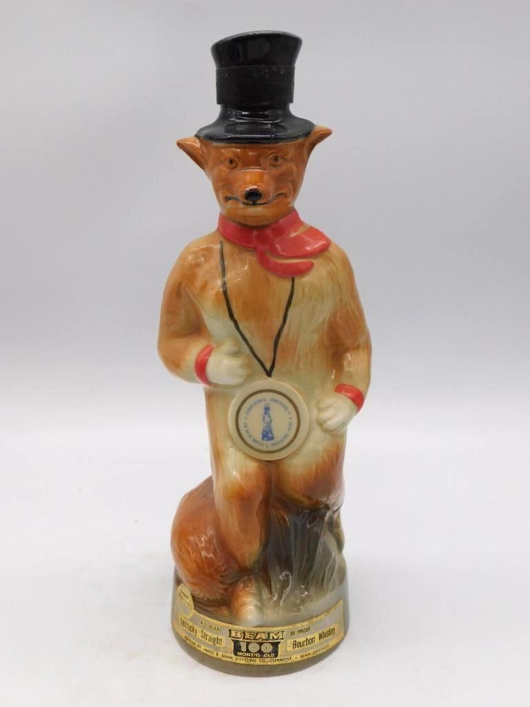 Ezra Brooks Spirit of '76 Colonial Drummer Heritage China Decanter (1 of 3)