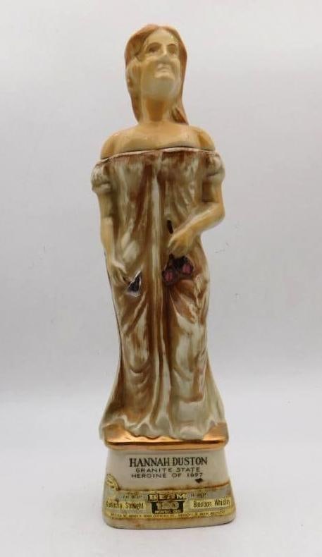 Jim Beam Hannah Duston Granite State Heroine Decanter Seal Intact (1 of 6)