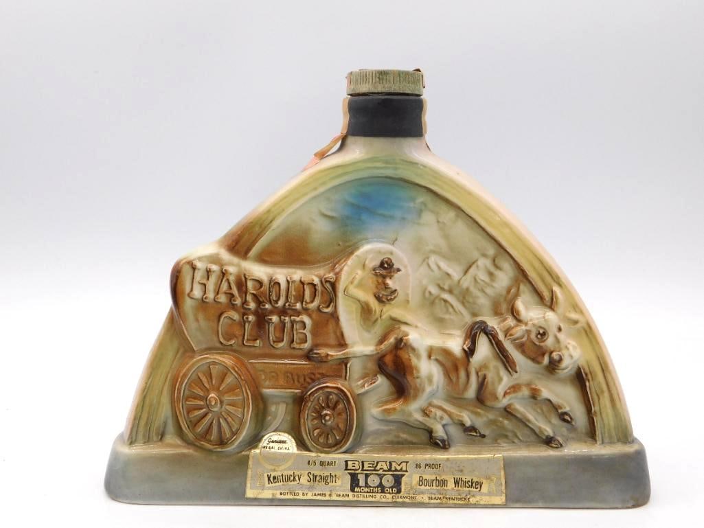 Jim Beam Pennsylvania Dutch Bottle Club Rooster Decanter Regal China (1 of 3)