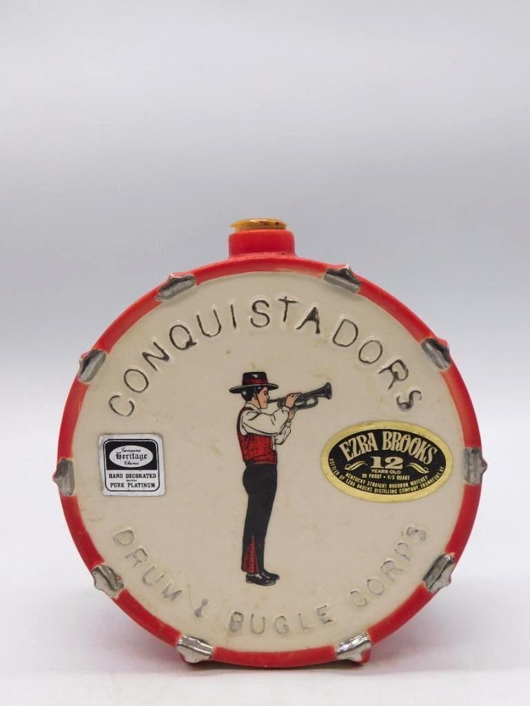 Ezra Brooks Conquistadors Drum and Bugle Corps Decanter (1 of 3)