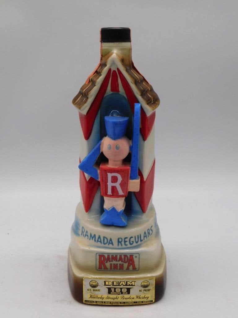 Jim Beam Ramada Regulars Ramada Inn Bellhop Decanter 1975 (1 of 3)