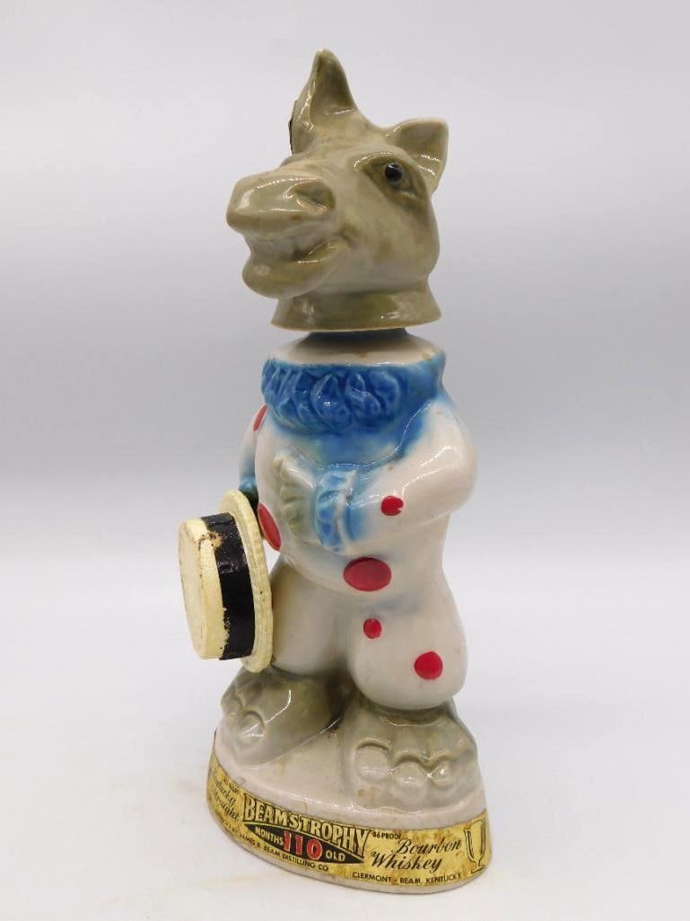 Jim Beam Scottish Terrier Beamstrophy Bourbon Whiskey Decanter (1 of 2)