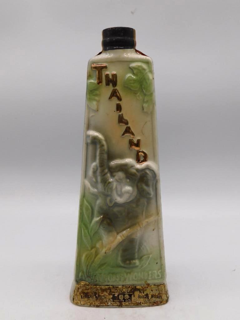 Jim Beam Thailand Classical Dancer Ceramic Decanter Seal Intact (1 of 4)