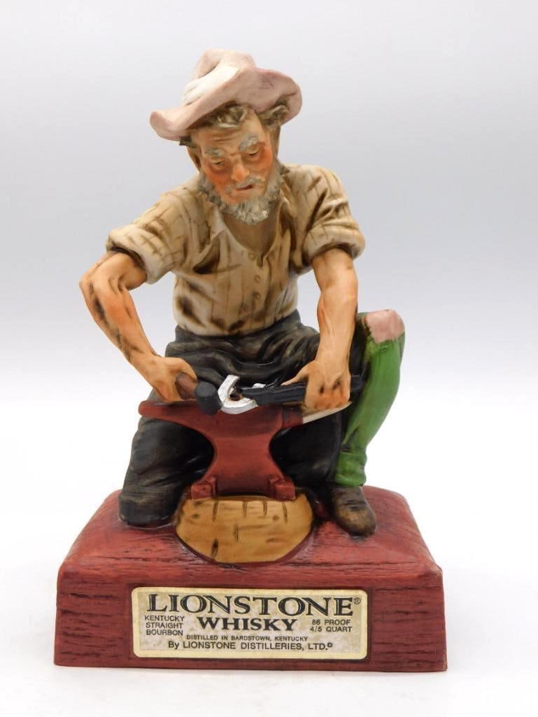 Lionstone European Workers Series The Woodworker Bourbon Decanter Seal Intact (1 of 4)