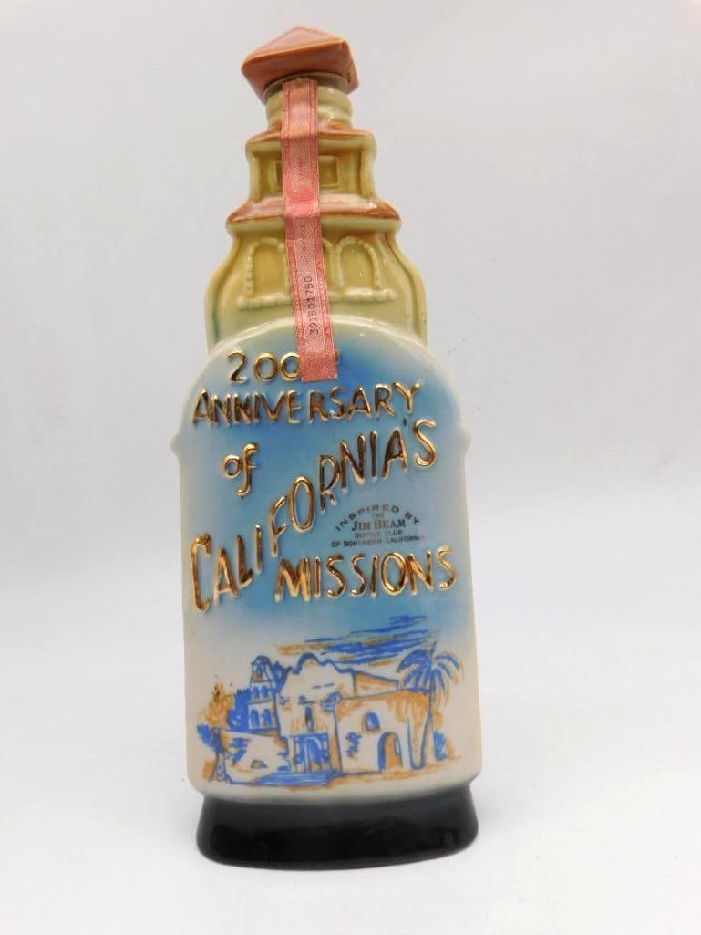 Jim Beam 200th Anniversary California Missions Bell Tower Decanter (1 of 4)