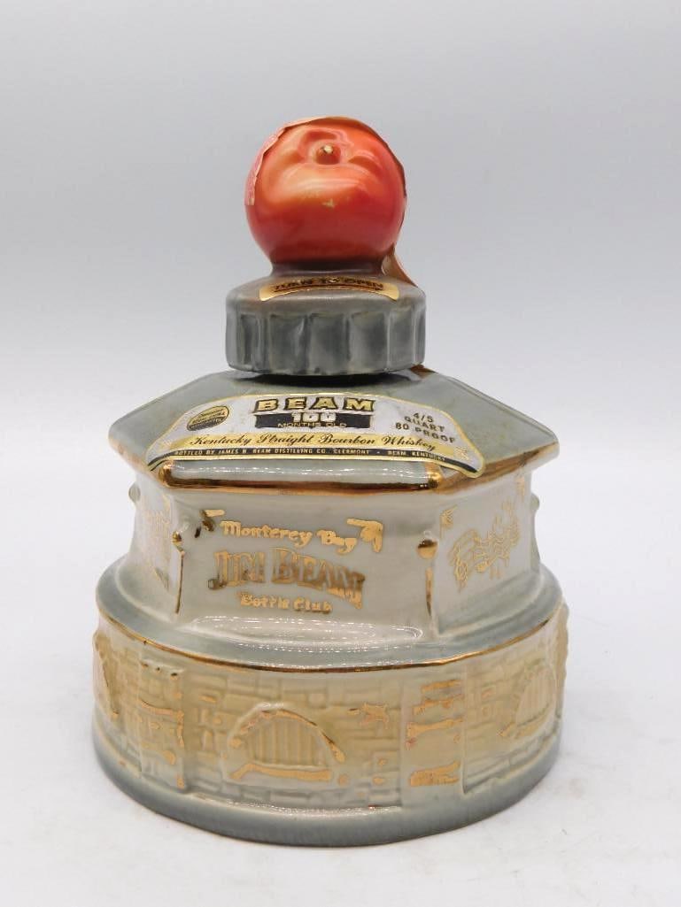 Jim Beam Monterey Bay Club Watsonville Band Stand Decanter with Apple Stopper (1 of 3)