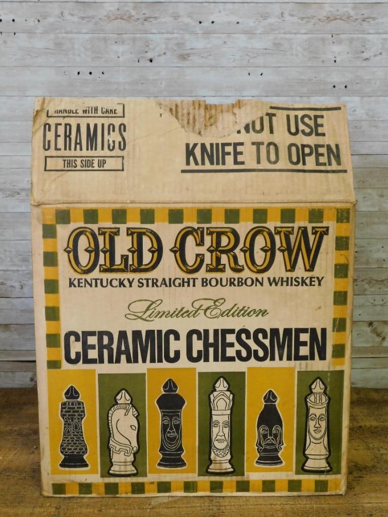 Old Crow 24 pc. Castle Chess Set - 2