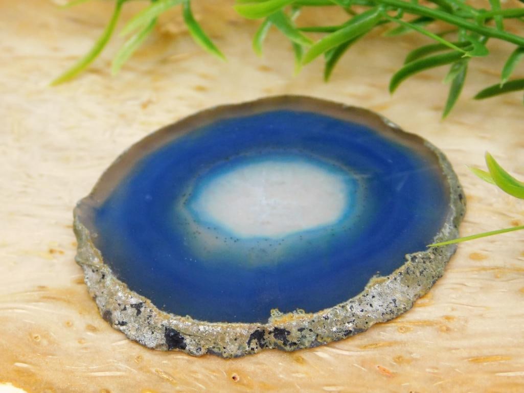 AGATE SLICE ROCK STONE LAPIDARY SPECIMEN - 6