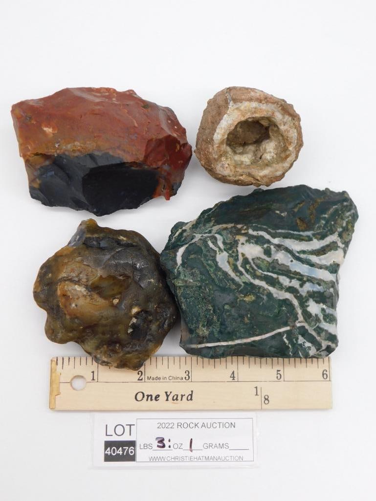 MIXED ROCK STONE LAPIDARY SPECIMEN - 4