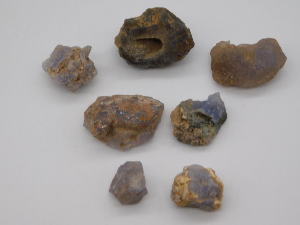 ELLENSBURG AGATE ROCK STONE LAPIDARY SPECIMEN: Ellensburg Agate Rock Stone Lapidary Specimen. See photos for exact size and condition.