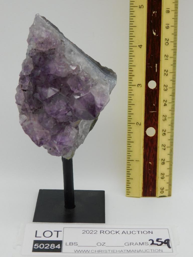 AMETHYST DISPLAY ROCK STONE LAPIDARY SPECIMEN - 8