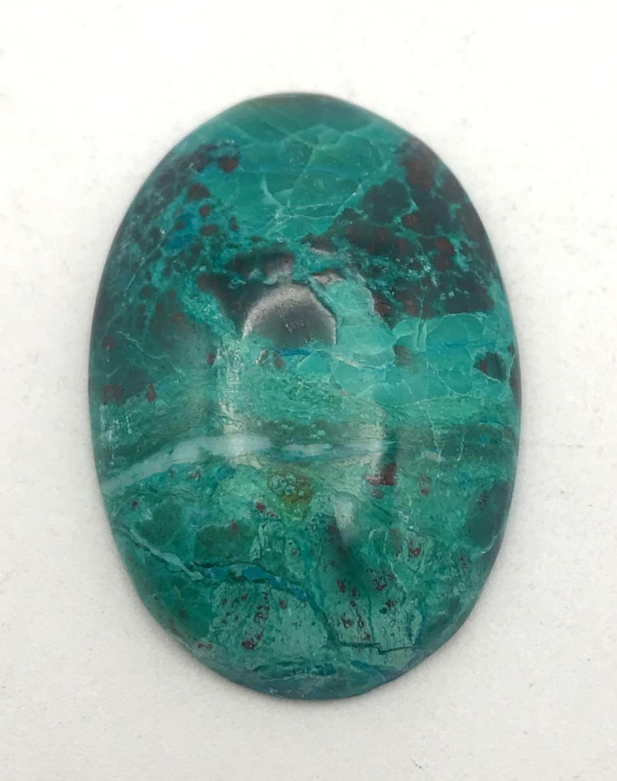 CHRYSOCOLLA: Please see photos for measurements and description. Please see photos for measurements and descriptions. If you purchase lots of heavy items, we can hold them for you until you can pick them up. It