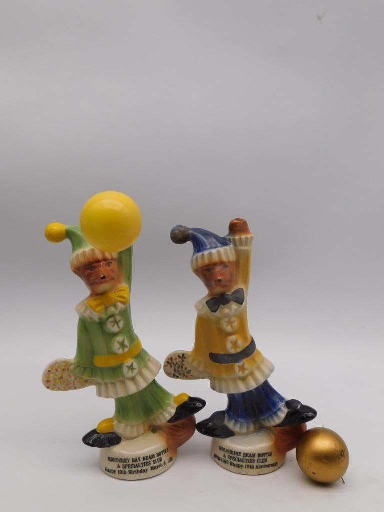 Figurine Duo: Monterey Bay & Wolverine Jim Beam Decanters (1 of 4)