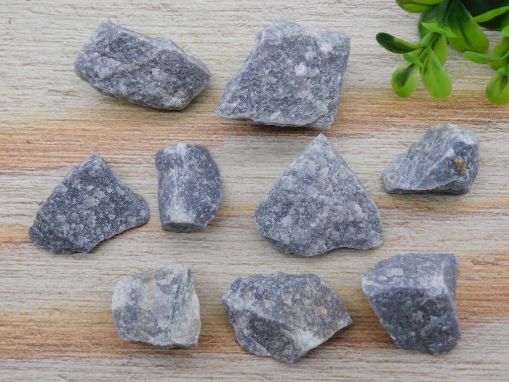 BLUE QUARTZ ROCK STONE LAPIDARY SPECIMEN (1 of 8)