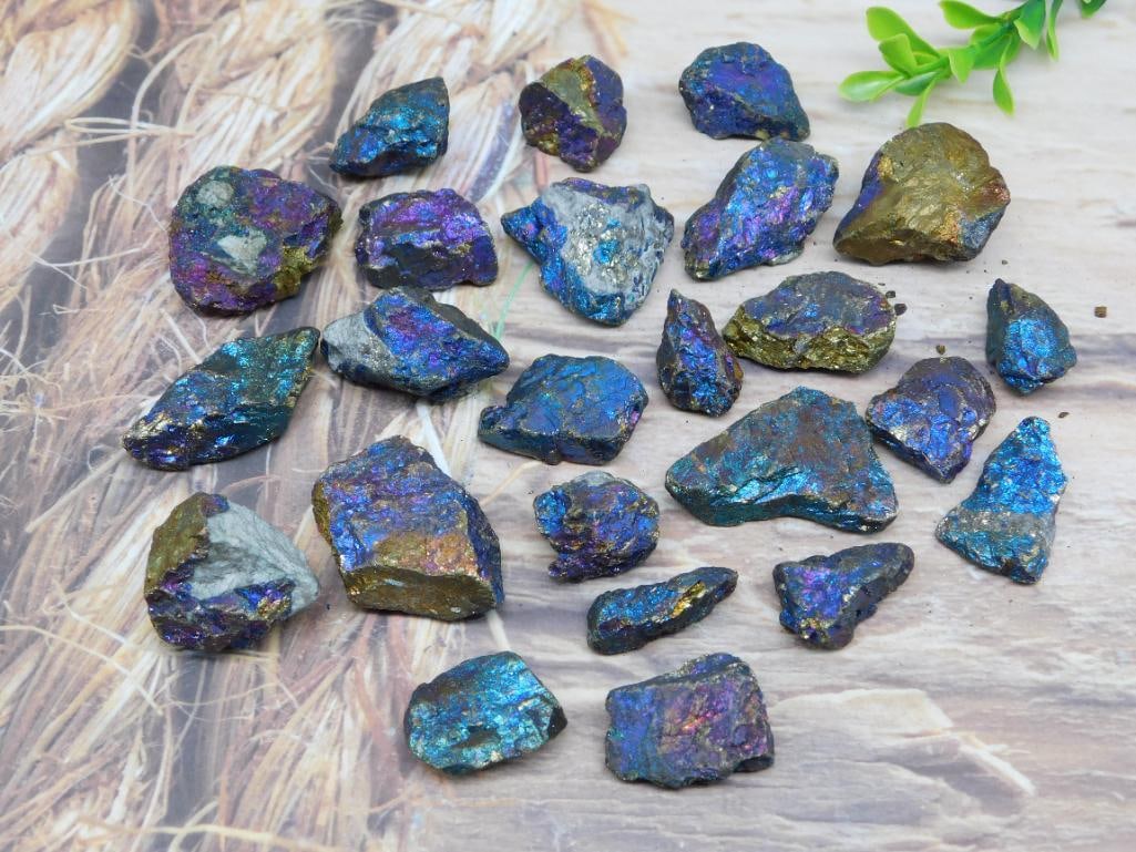 PEACOCK ORE ROCK STONE LAPIDARY SPECIMEN (1 of 12)