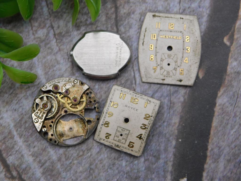 Vintage Watch Parts Lot - Westfield, Royce, Pierce Movement (1 of 3)