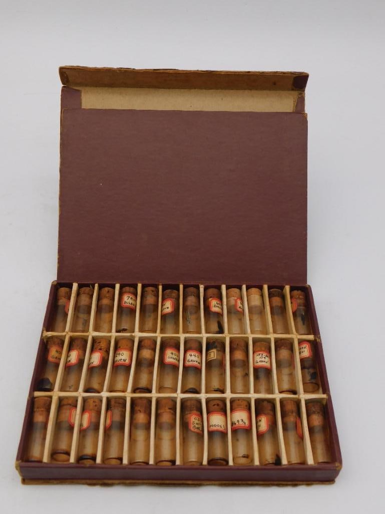 Vintage Gruen & Bulova Watch Balance Staff Assortment Box (1 of 5)