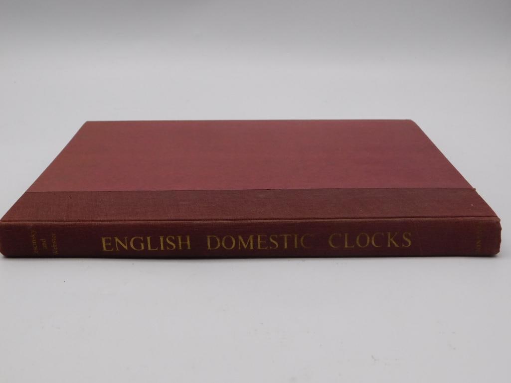 English Domestic Clocks Hardcover Book, Cescinsky & Webster: A hardcover copy of 'English Domestic Clocks' by Herbert Cescinsky and Malcolm R. Webster, published by Bonanza Books/Crown Publishers, New York, 1968, illustrated throughout with drawings and