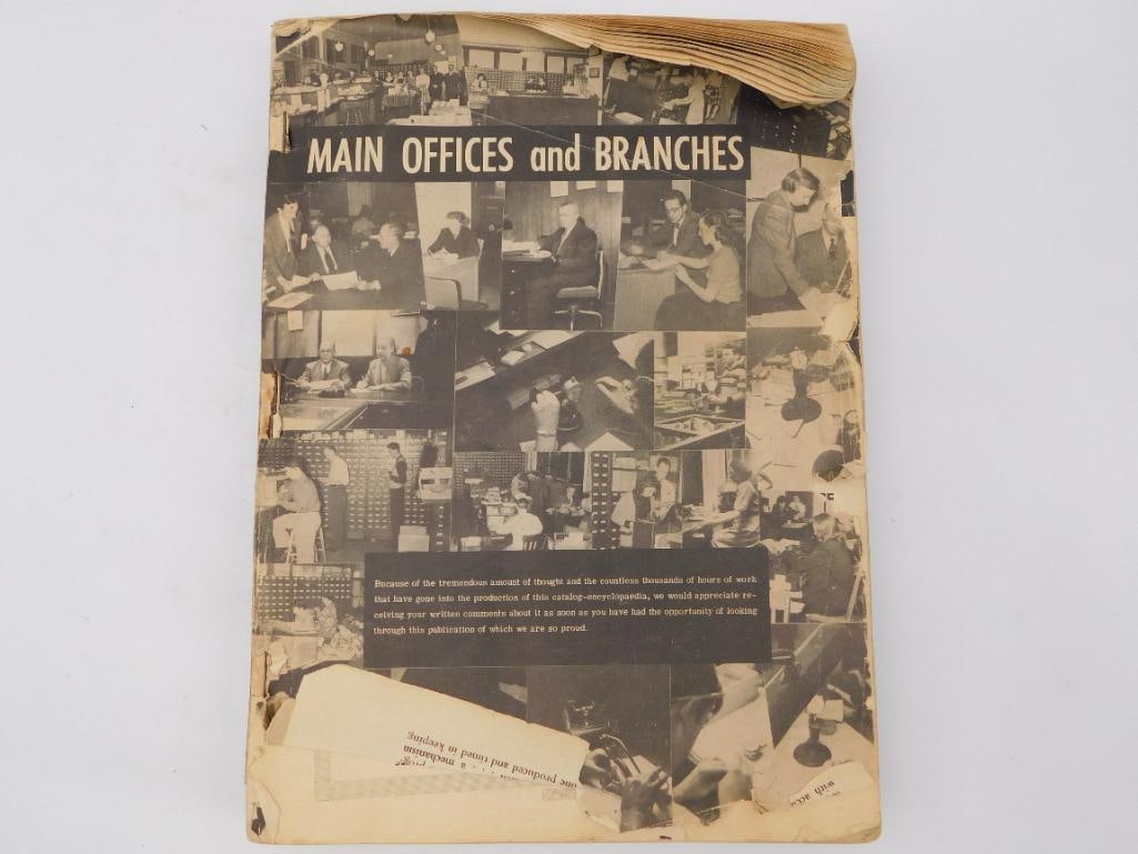 Vintage Swartchild & Co. Watchmaker Supply Catalog: A well-worn Swartchild & Co. watchmaker and jeweler supply catalog-encyclopedia, illustrated with pages of genuine Swiss chronograph movement material (15 to 19 ligne), a 'Complete Friction Jeweling