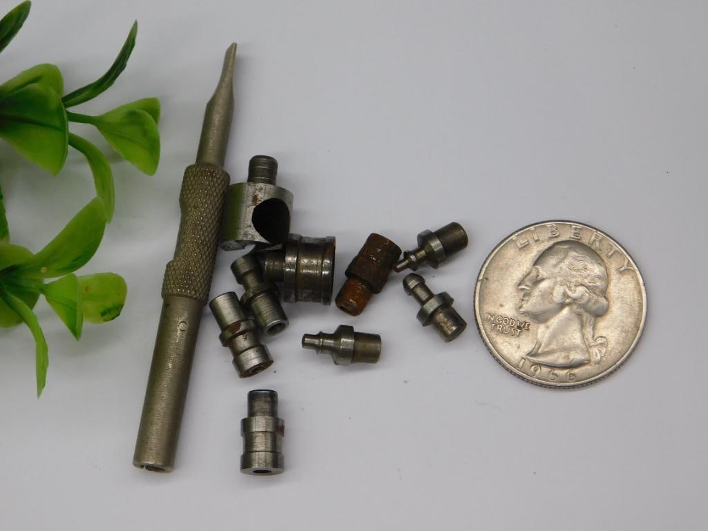 Watchmaker Staking Punches with Knurled Handle Tool - 2