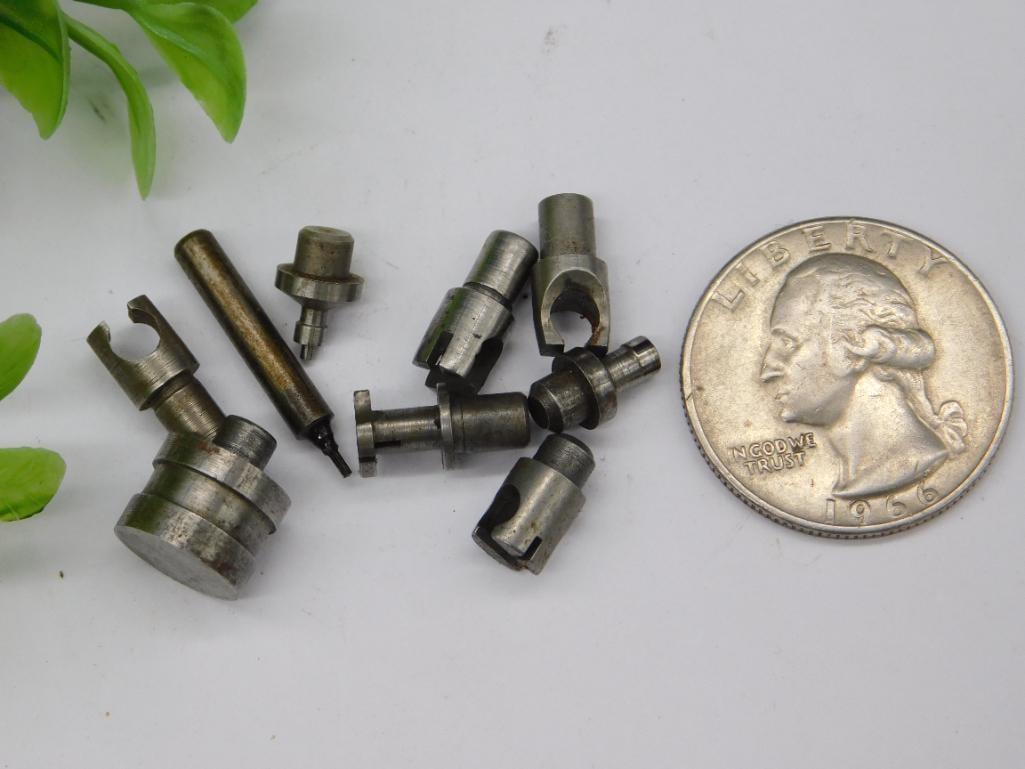 Watchmaker Staking Punches with Open Collet Dies (8 pcs) - 2