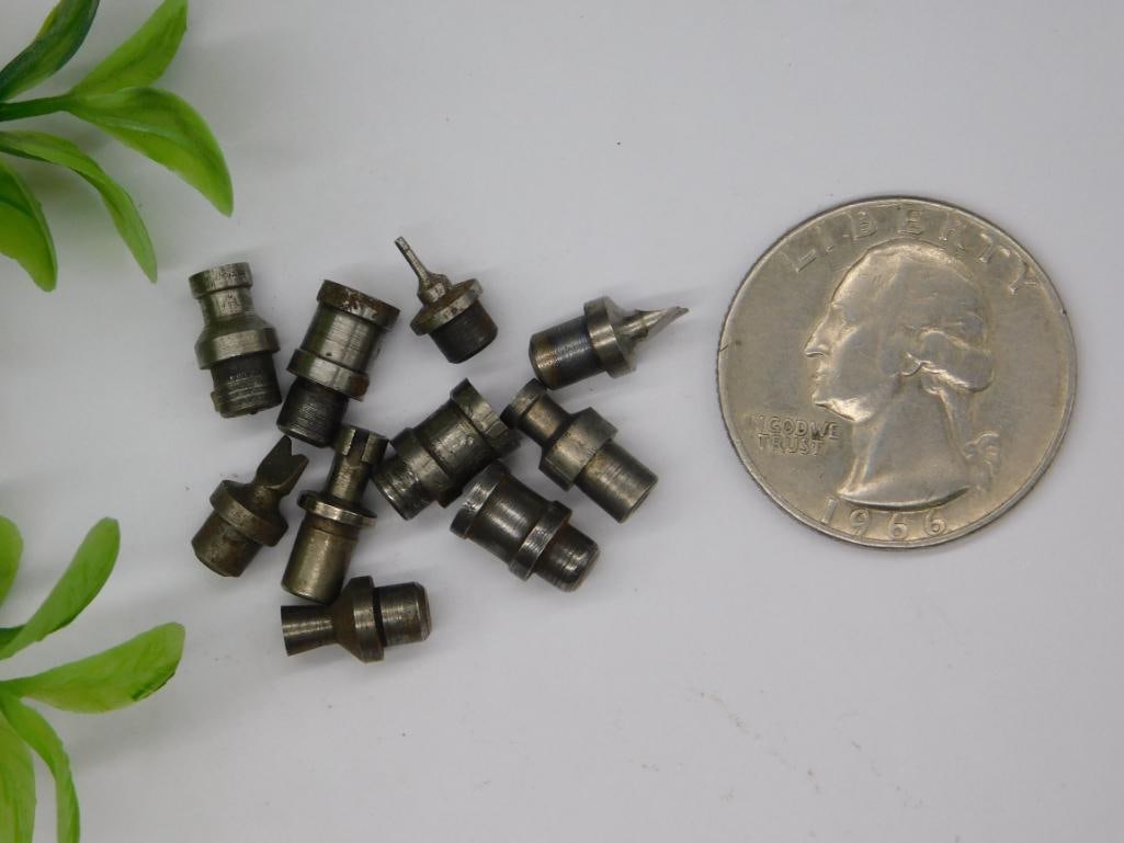 Watchmaker Staking Set Punches - Flat & Domed Tips - 2
