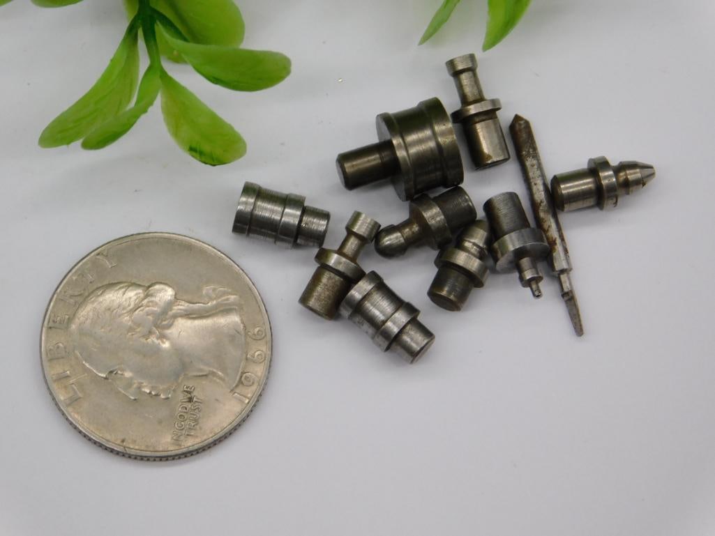 Watchmaker Staking Tool Parts with Coin for Scale - 2
