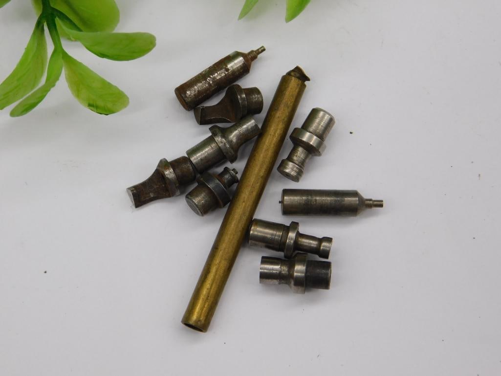 Watchmaker Lathe Stakes, Long Pin & Punches (1 of 2)