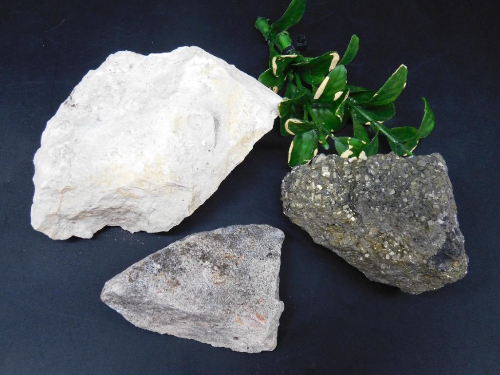 MIXED ROUGH LOT ROCK STONE LAPIDARY SPECIMEN - 3