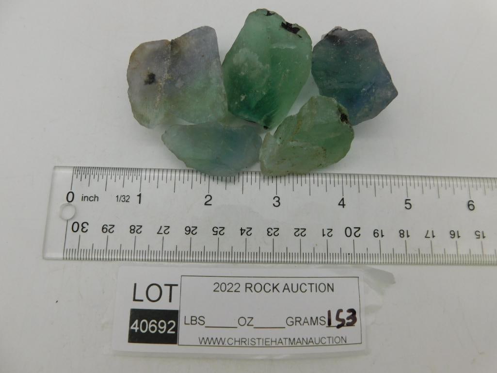 FLUORITE ROCK STONE LAPIDARY SPECIMEN - 4