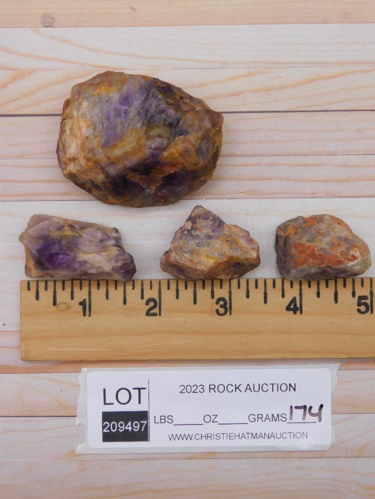 AMETHYST ROCK STONE LAPIDARY SPECIMEN - 4