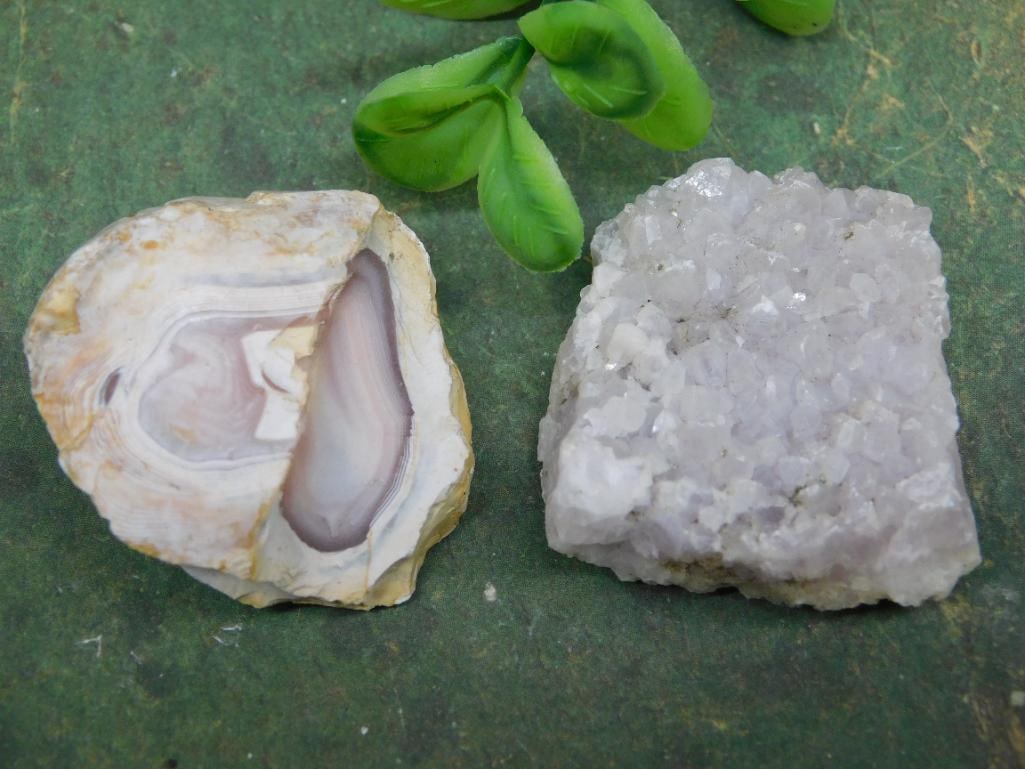 MIXED LOT ROCK STONE LAPIDARY SPECIMEN: MIXED LOT ROCK STONE LAPIDARY SPECIMEN