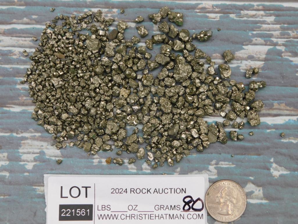 PYRITE ROCK STONE LAPIDARY SPECIMEN - 4