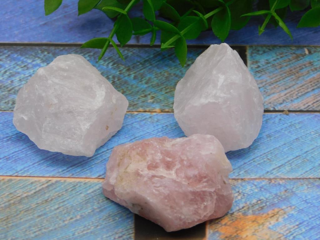 ROSE QUARTZ ROCK STONE LAPIDARY SPECIMEN (1 of 4)