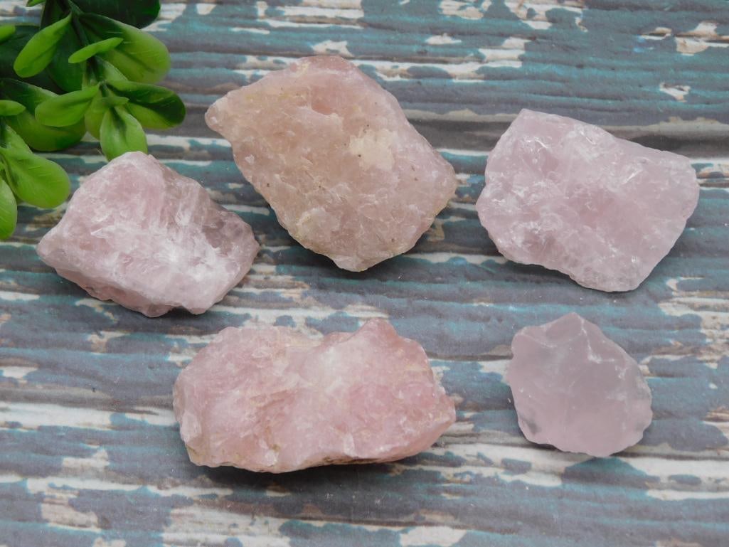 ROSE QUARTZ ROCK STONE LAPIDARY SPECIMEN (1 of 12)